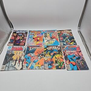 DC Comic Lot Of 8 Superman, Superboy, All Star Squadron, Firestorm, Amethyst